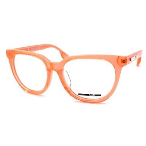 Mcq Alexander Mcqueen MQ0030OA 003 Women`s Eyeglasses Frames 52-17-140 Orange