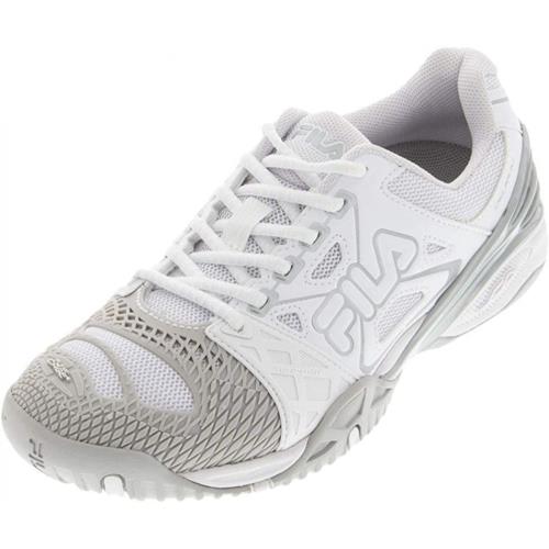Fila Womens Cage Delirium Athletic Tennis Shoes White 10 Medium B M