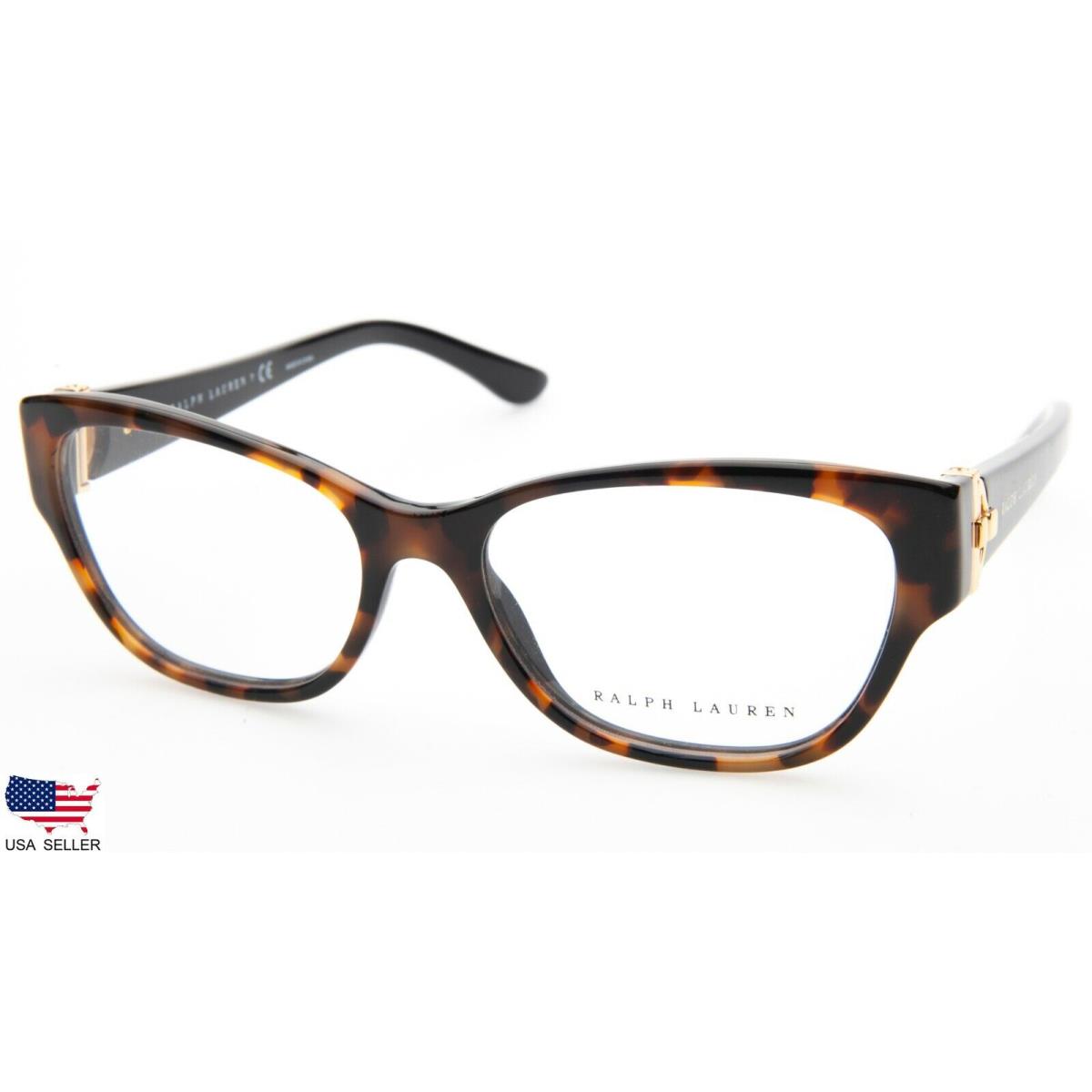 Ralph Lauren RL 6151 5010 Top Tortoise On Black Eyeglasses 52-16-140 B37mm