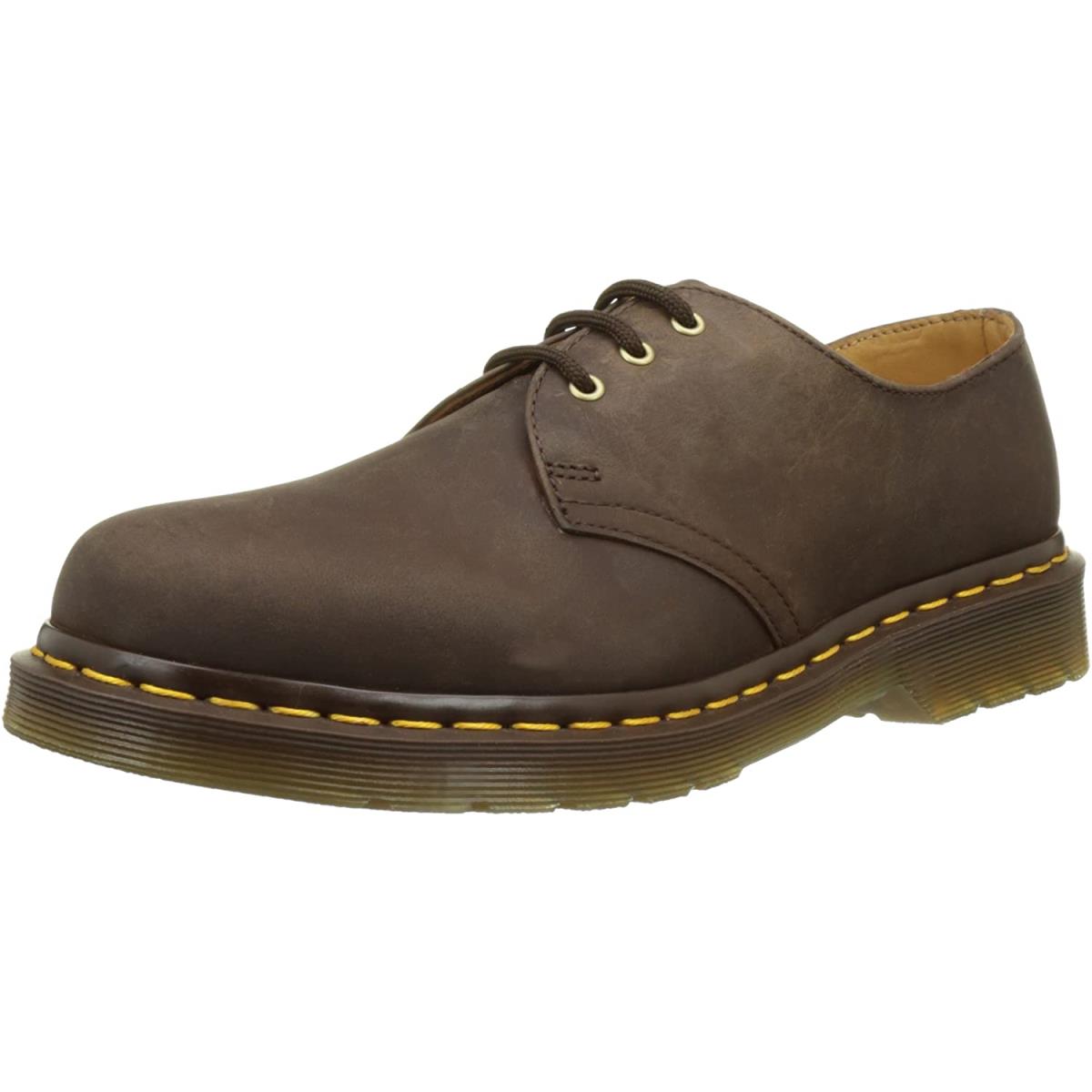 Dr. Martens 1461 3-Eye Leather Oxford Shoe For Men and Women Gaucho Crazy Horse