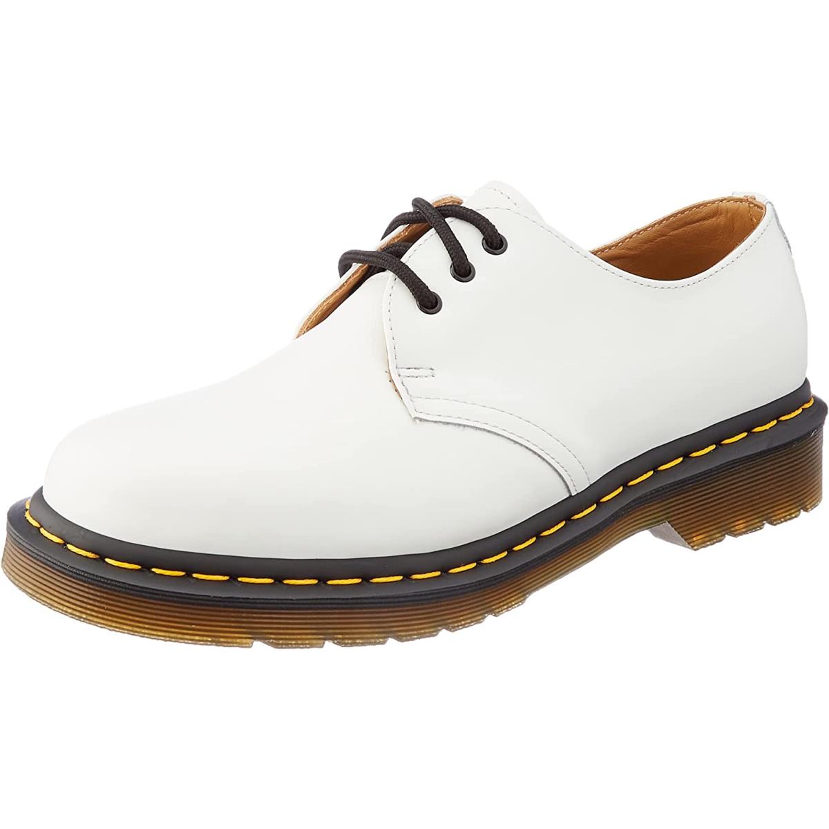 Dr. Martens 1461 3-Eye Leather Oxford Shoe For Men and Women White