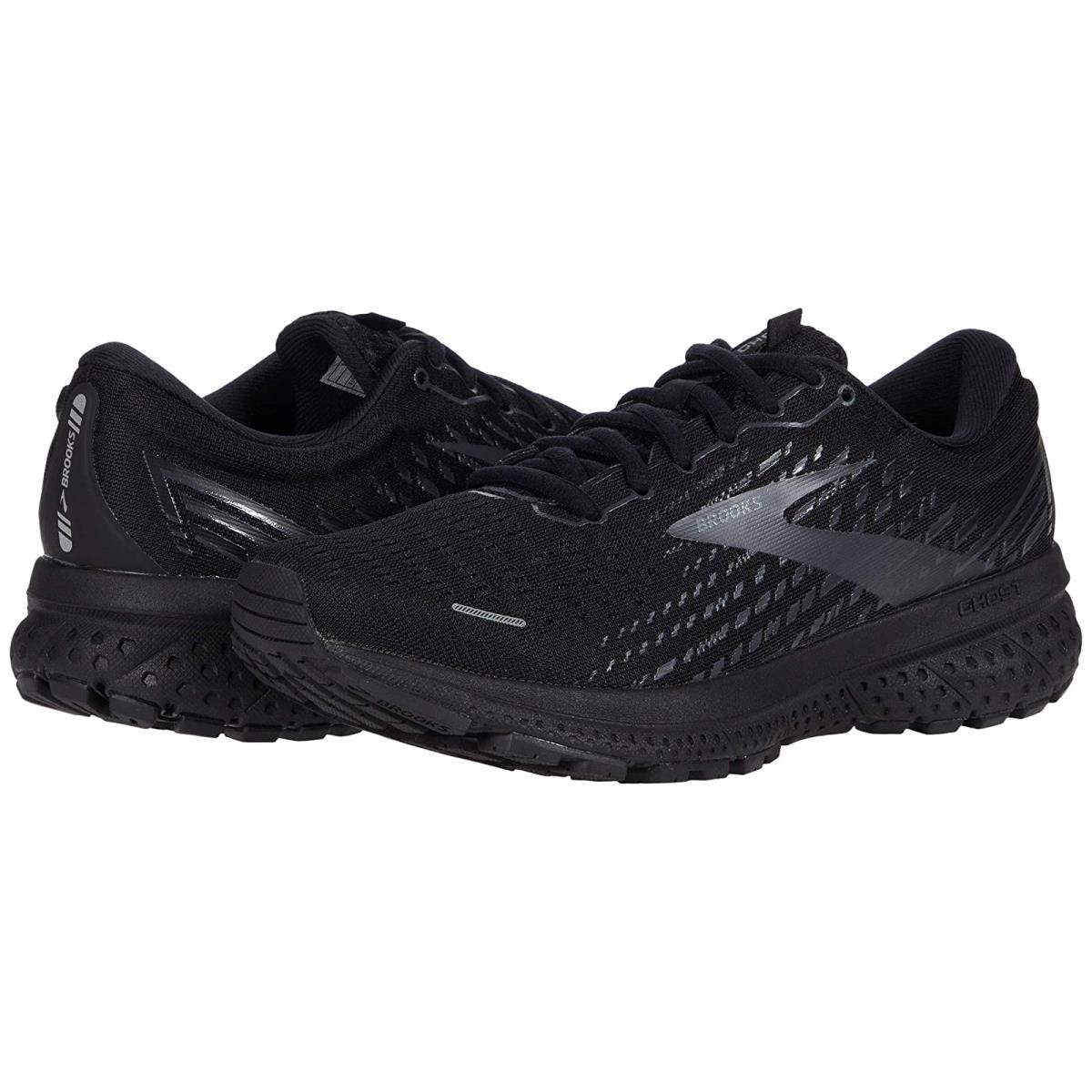 Woman`s Sneakers Athletic Shoes Brooks Ghost 13 Black/Black