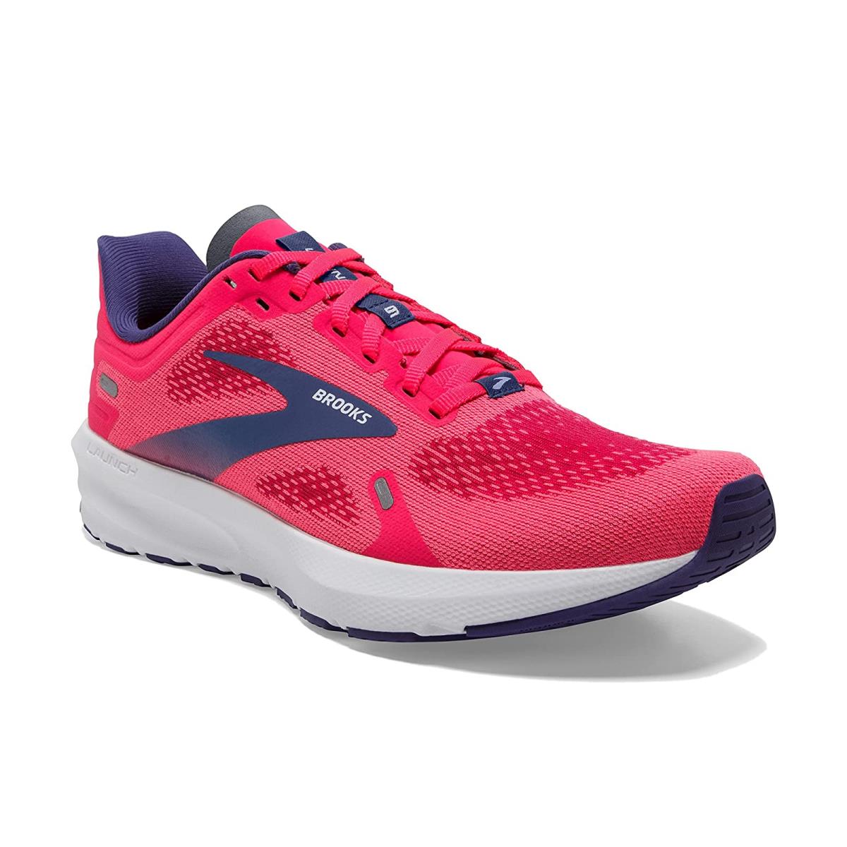 Woman`s Sneakers Athletic Shoes Brooks Launch 9 Pink/Fuchsia/Cobalt
