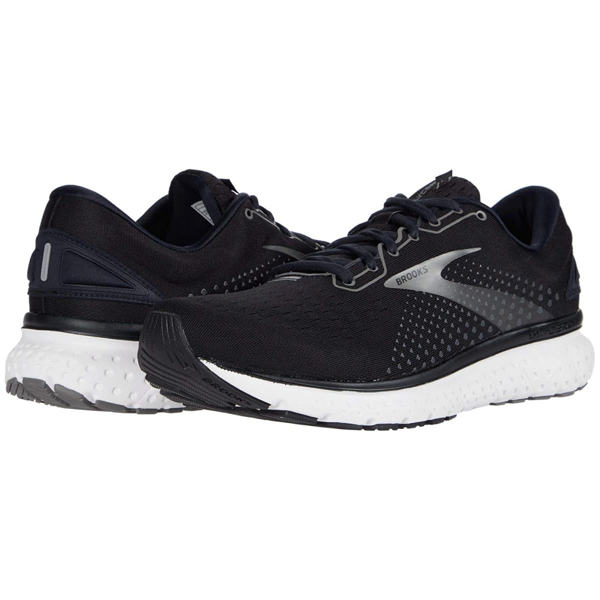 Man`s Sneakers Athletic Shoes Brooks Glycerin 18 Black/Pewter/White