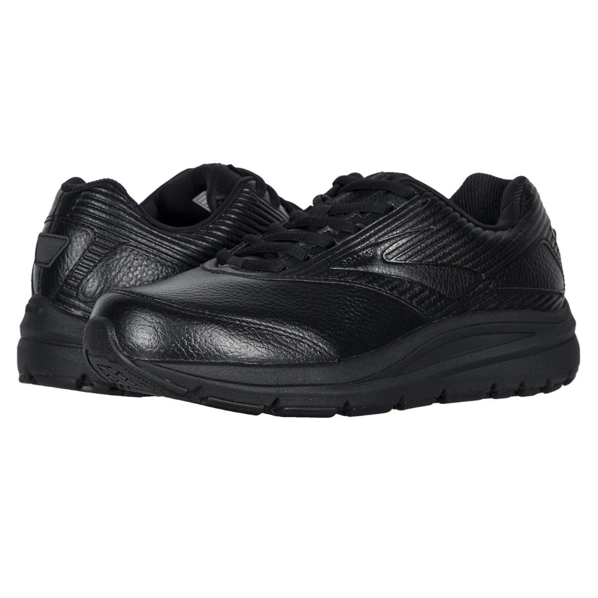 Woman`s Sneakers Athletic Shoes Brooks Addiction Walker 2 - Black/Black