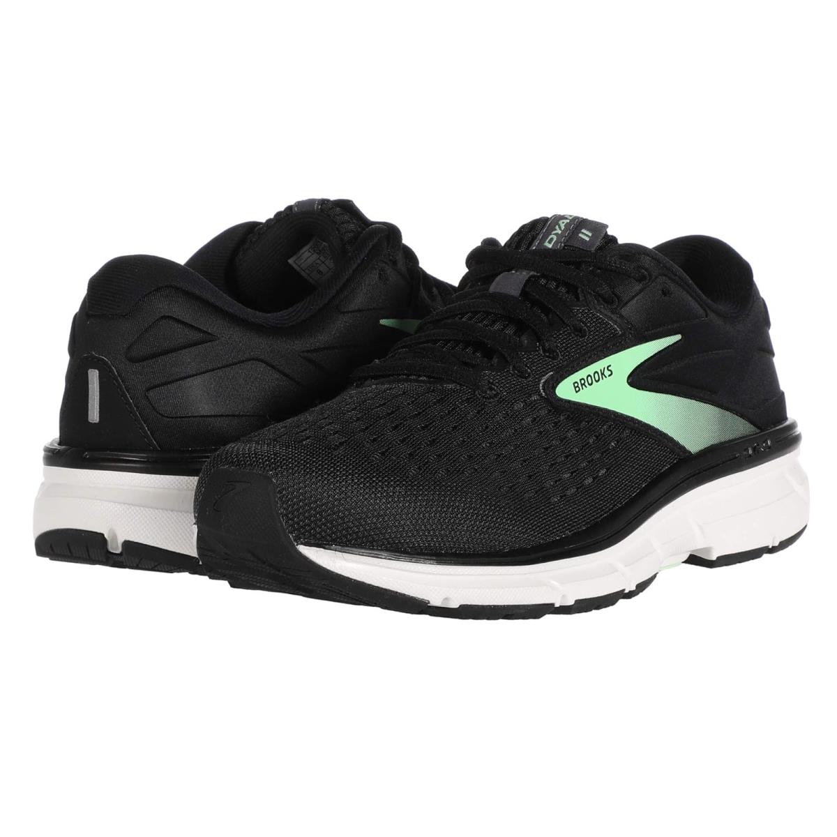 Woman`s Sneakers Athletic Shoes Brooks Dyad 11 Black/Ebony/Green
