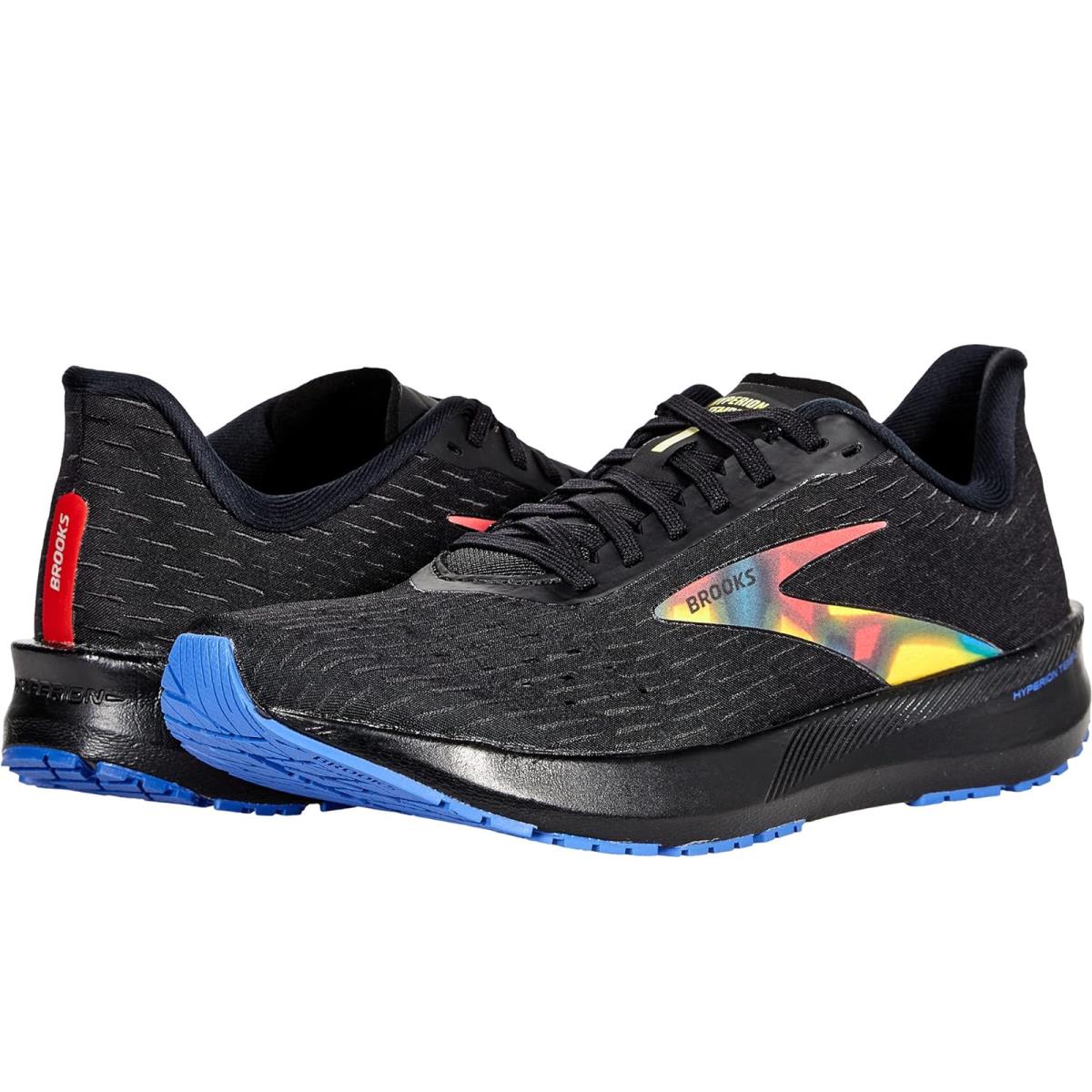 Man`s Sneakers Athletic Shoes Brooks Hyperion Tempo Black/Red/Blue