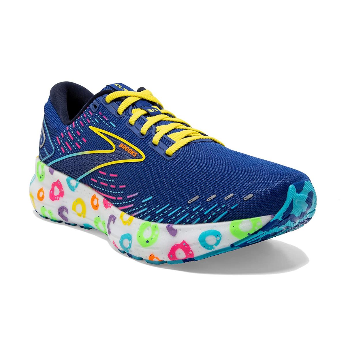 Woman`s Sneakers Athletic Shoes Brooks Glycerin 20 Blue/Peacoat/Yellow