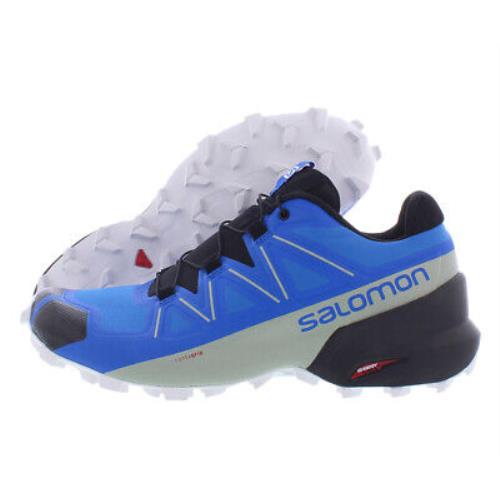 Salomon Speedcross 5 Mens Shoes Size 10 Color: Skydiver/black/white