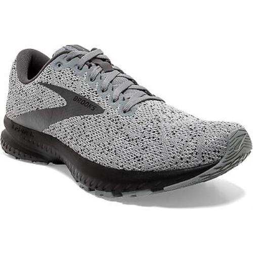 Brooks Men`s Launch 7 Running Shoes Gray/blackened Pearl/black 12.5 D M US