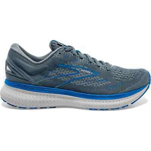 Brooks Men`s Glycerin 19 Running Shoes Quarry/grey/dark Blue 10.5 2E W US