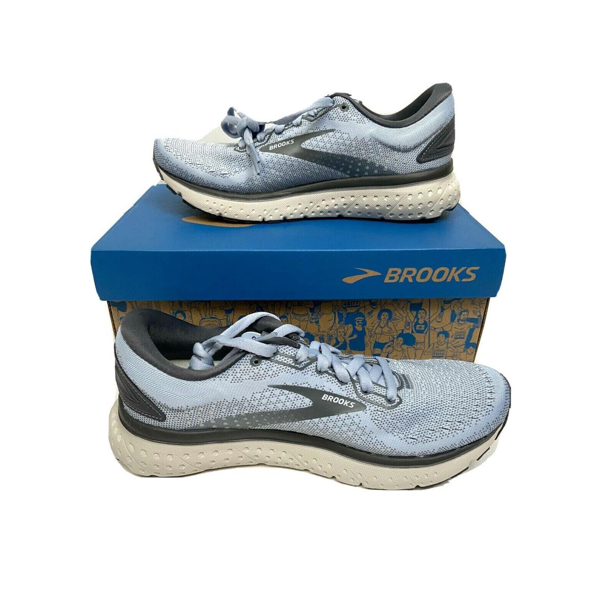 Brooks Glycerin 18 Women`s Running Shoes Size 6.5 Kentucky/turbulence/grey