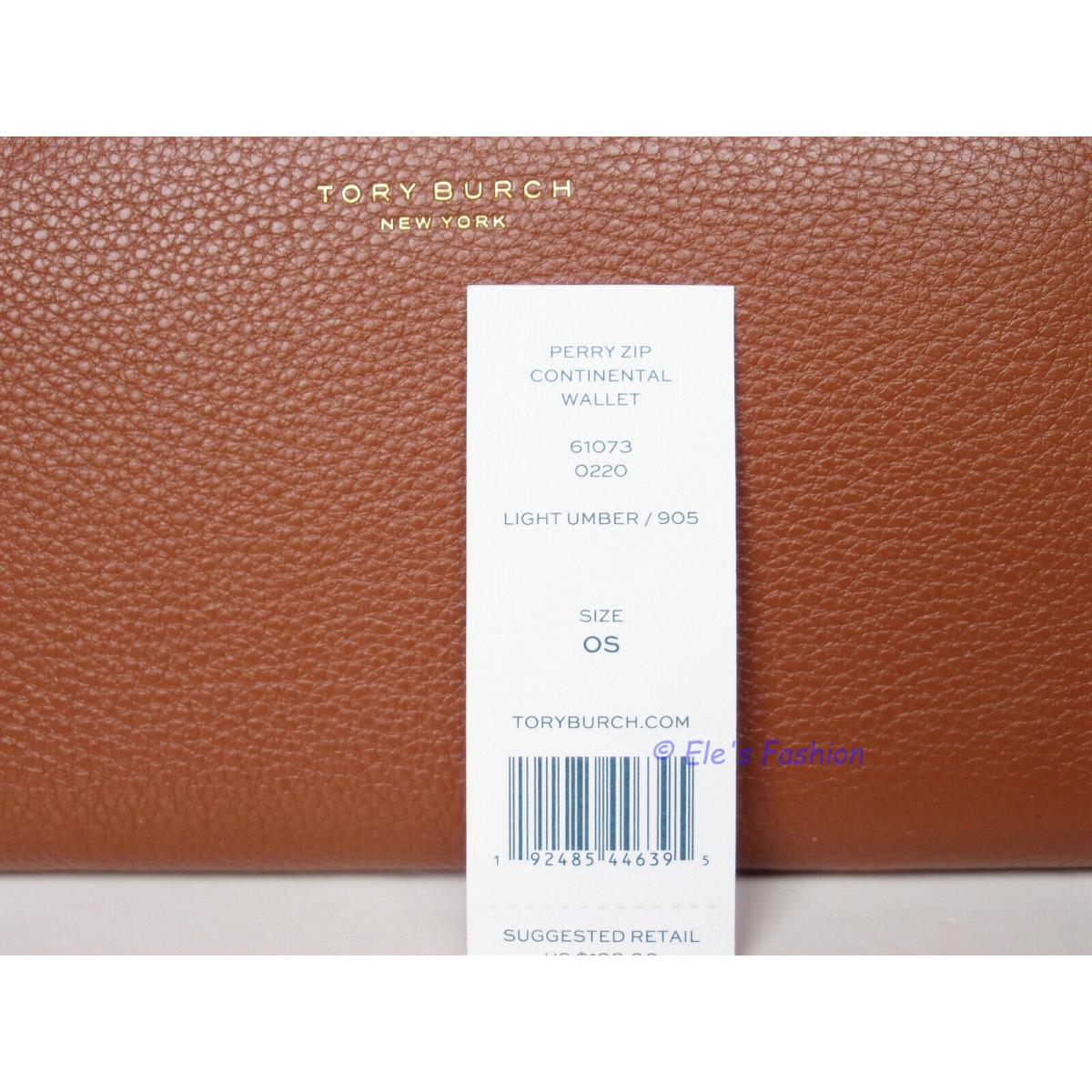 Tory Burch Perry Leather Zip Around Continental Wallet Umber Brown - Tory  Burch wallet - 077681446861 | Fash Brands