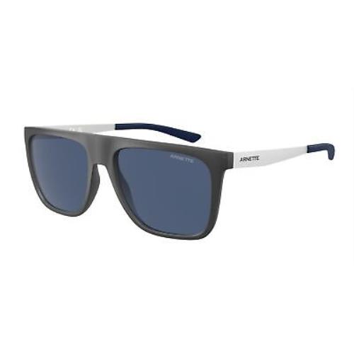 Arnette AN4313 278680 Matte Transp Dark Gray Dark Blue 55 mm Men`s Sunglasses