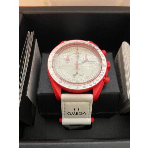 Moonswatch Mission to Mars Red - X Omega Bioceramic Top Seller cm