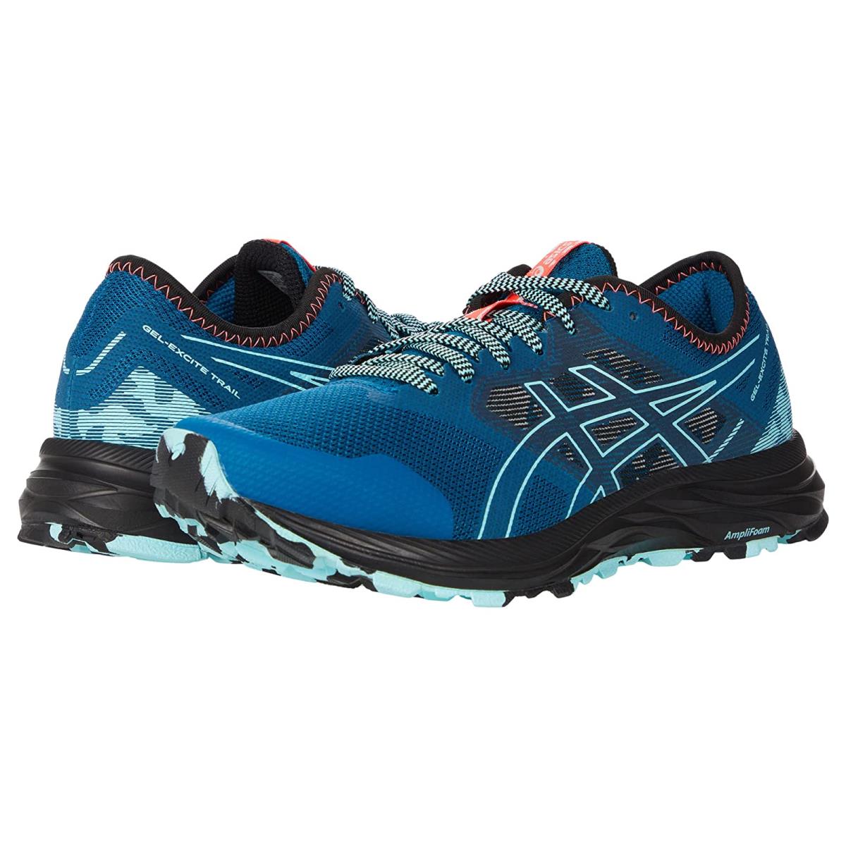 Woman`s Sneakers Athletic Shoes Asics Gel-excite Trail Deep Sea Teal/Clear Blue