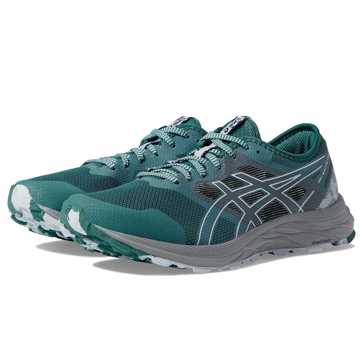 Woman`s Sneakers Athletic Shoes Asics Gel-excite Trail Misty Pine/Soft Sky