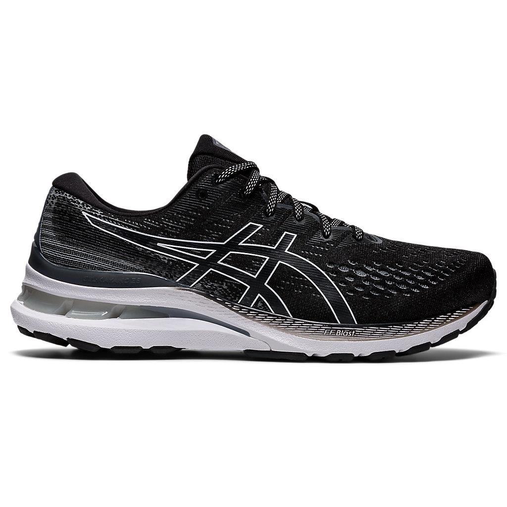 Asics Men`s Gel-kayano 28 2E Wide Running Shoes 1011B188 BLACK/WHITE