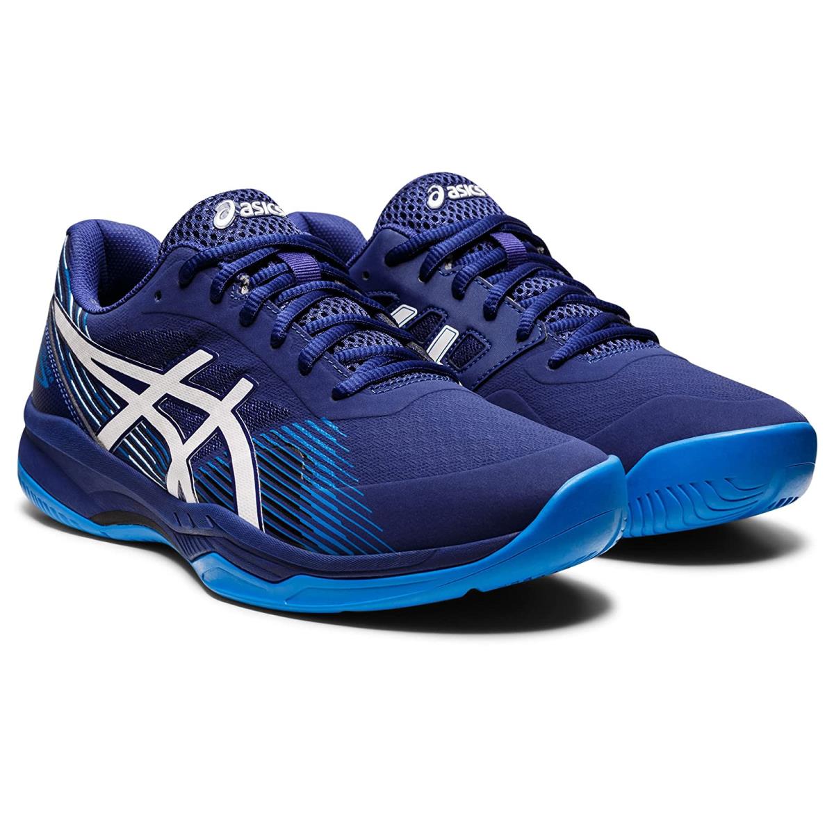 Man`s Sneakers Athletic Shoes Asics Gel-game 8 Dive Blue/White