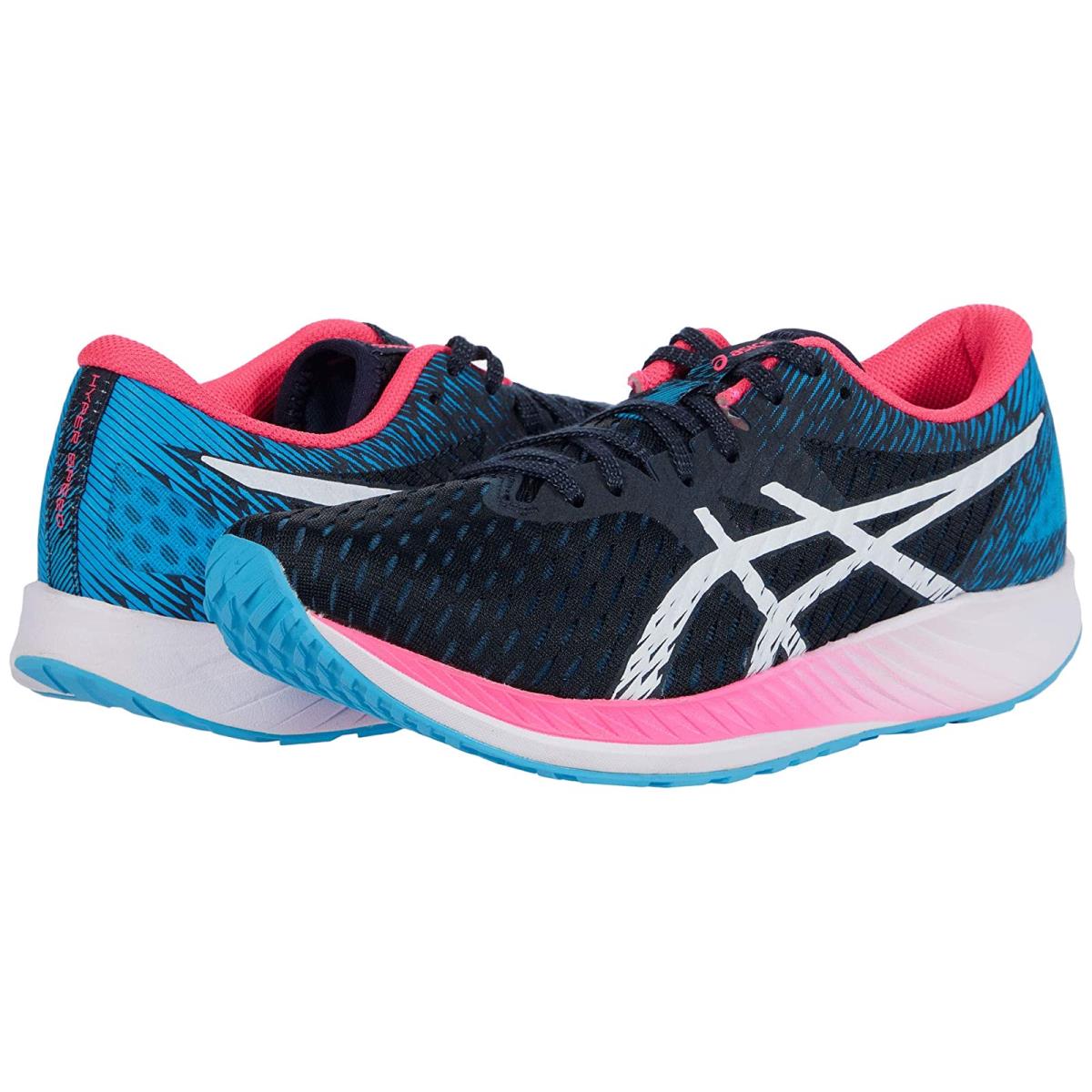 Woman`s Sneakers Athletic Shoes Asics Gel-hyper Speed French Blue/White