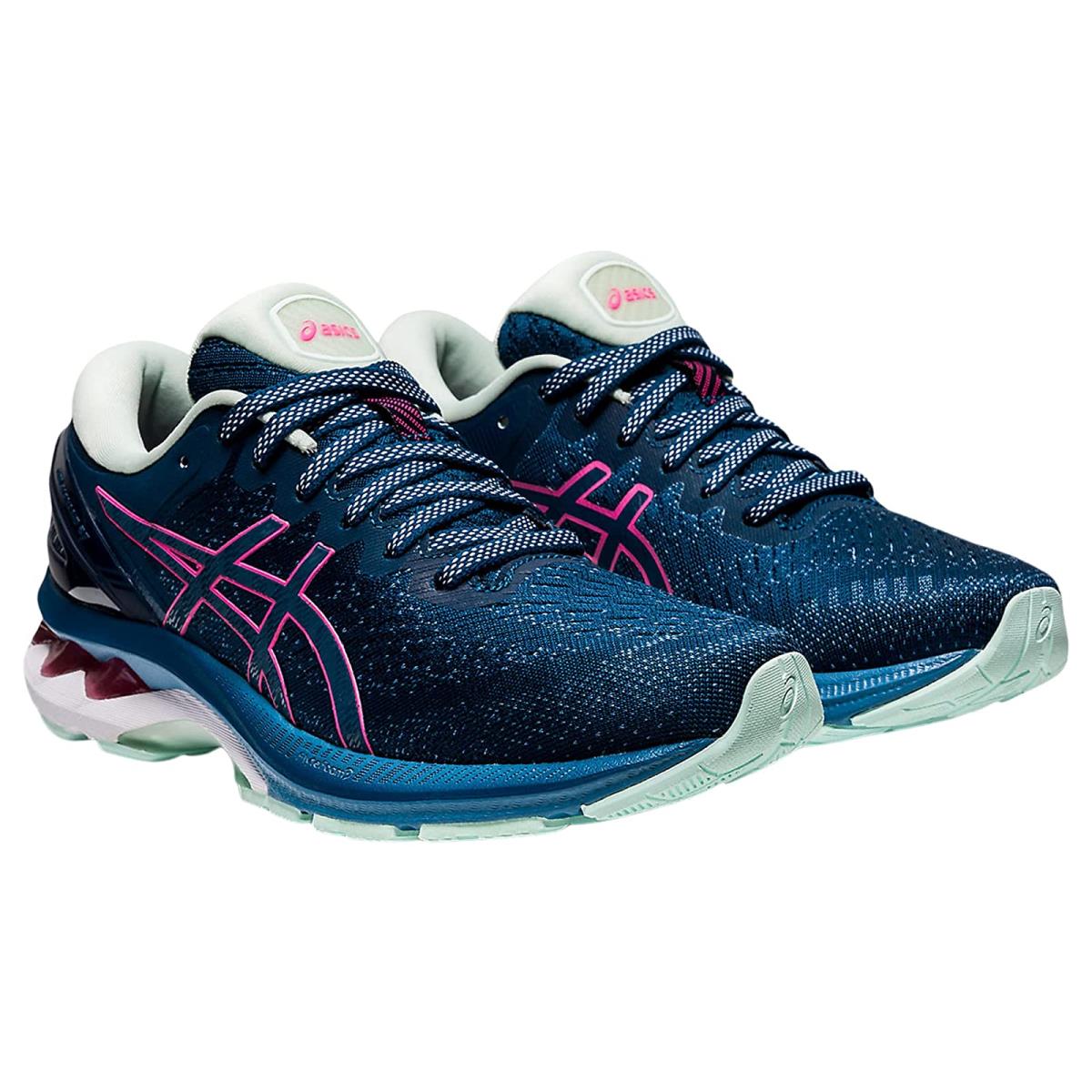 Woman`s Sneakers Athletic Shoes Asics Gel-kayano 27 Mako Blue/Hot Pink