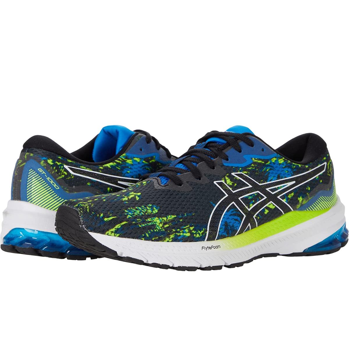 Man`s Sneakers Athletic Shoes Asics GT-1000 11 Black/Electric Blue