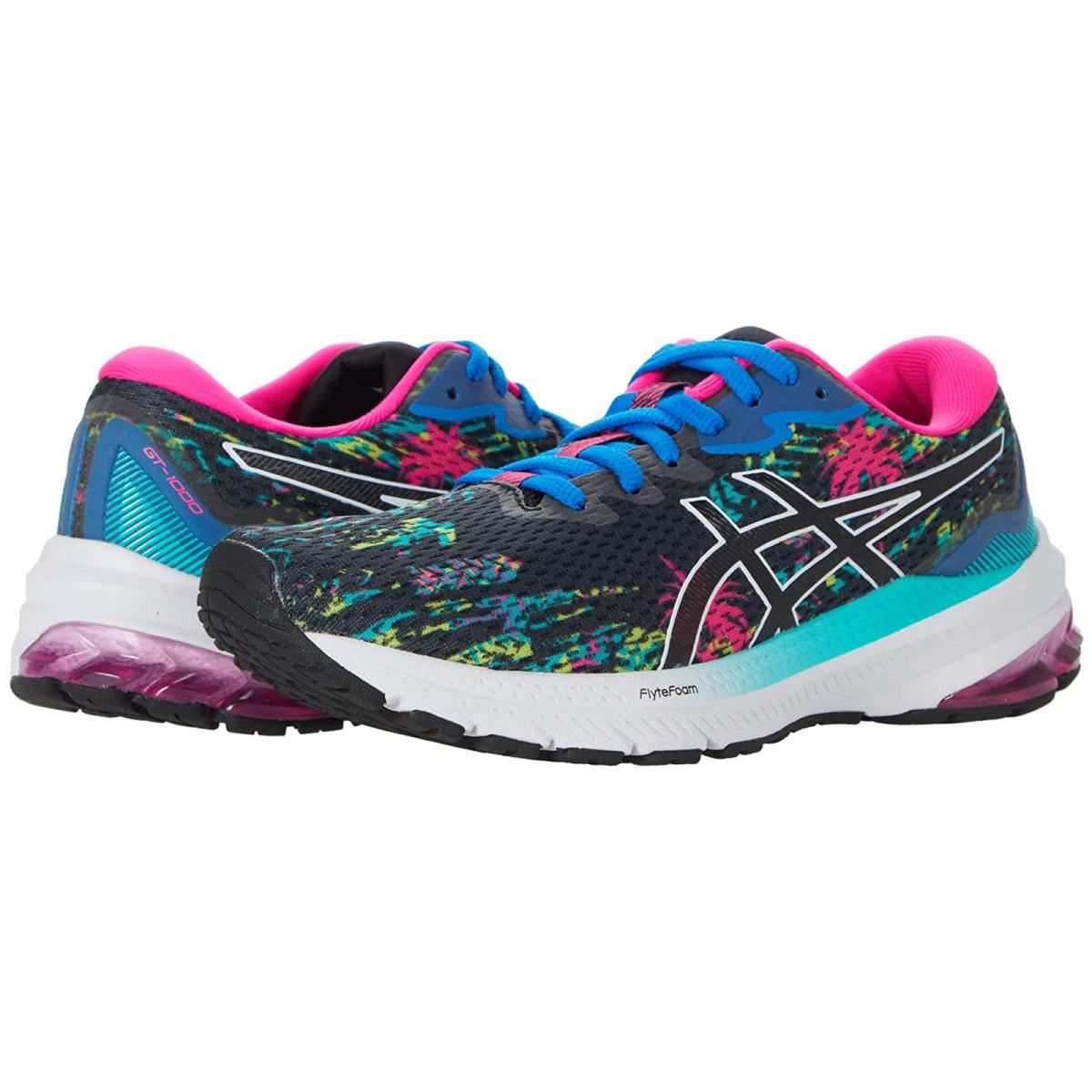 Woman`s Sneakers Athletic Shoes Asics GT-1000 11 Black/Pink Glo