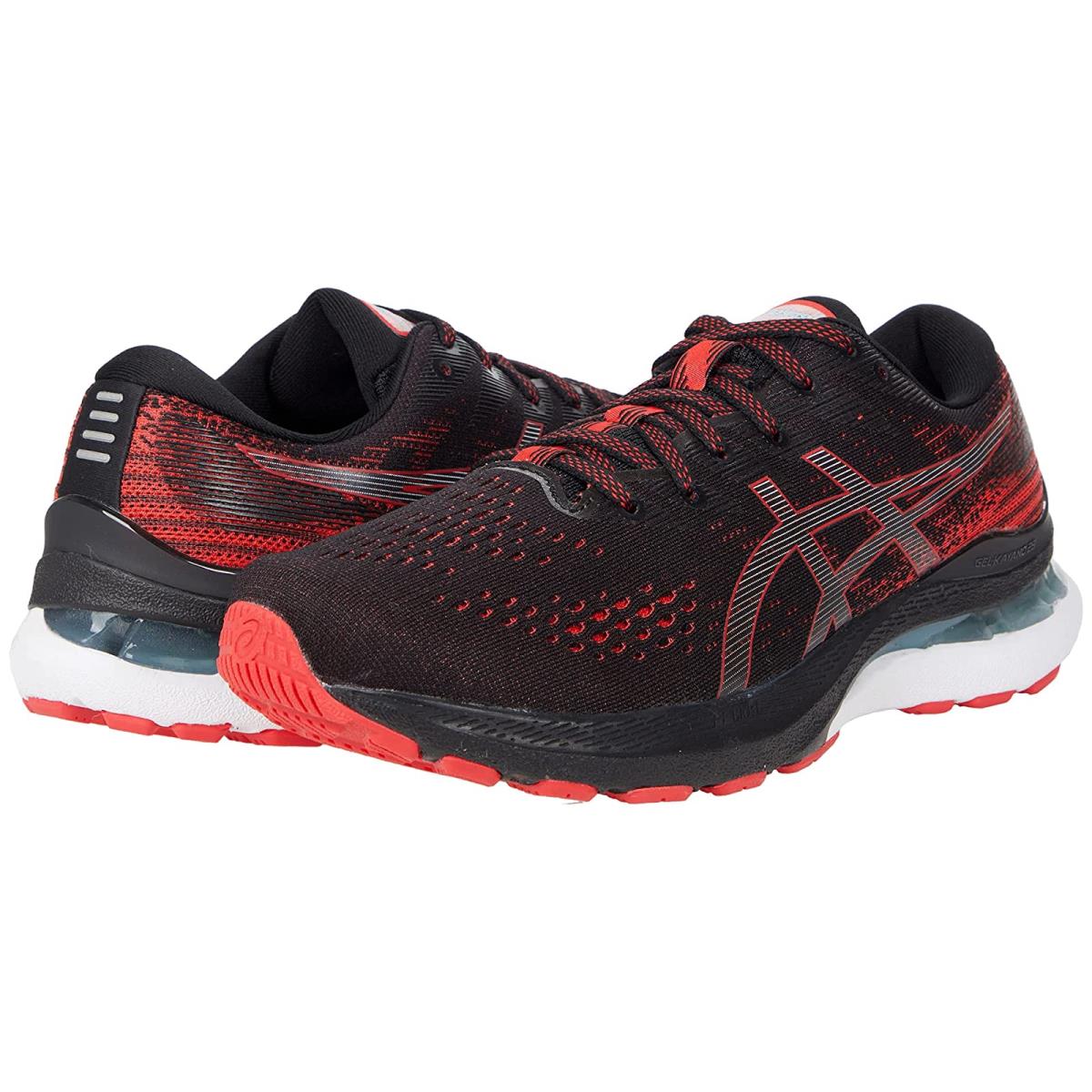 Man`s Sneakers Athletic Shoes Asics Gel-kayano 28 Black/Electric Red