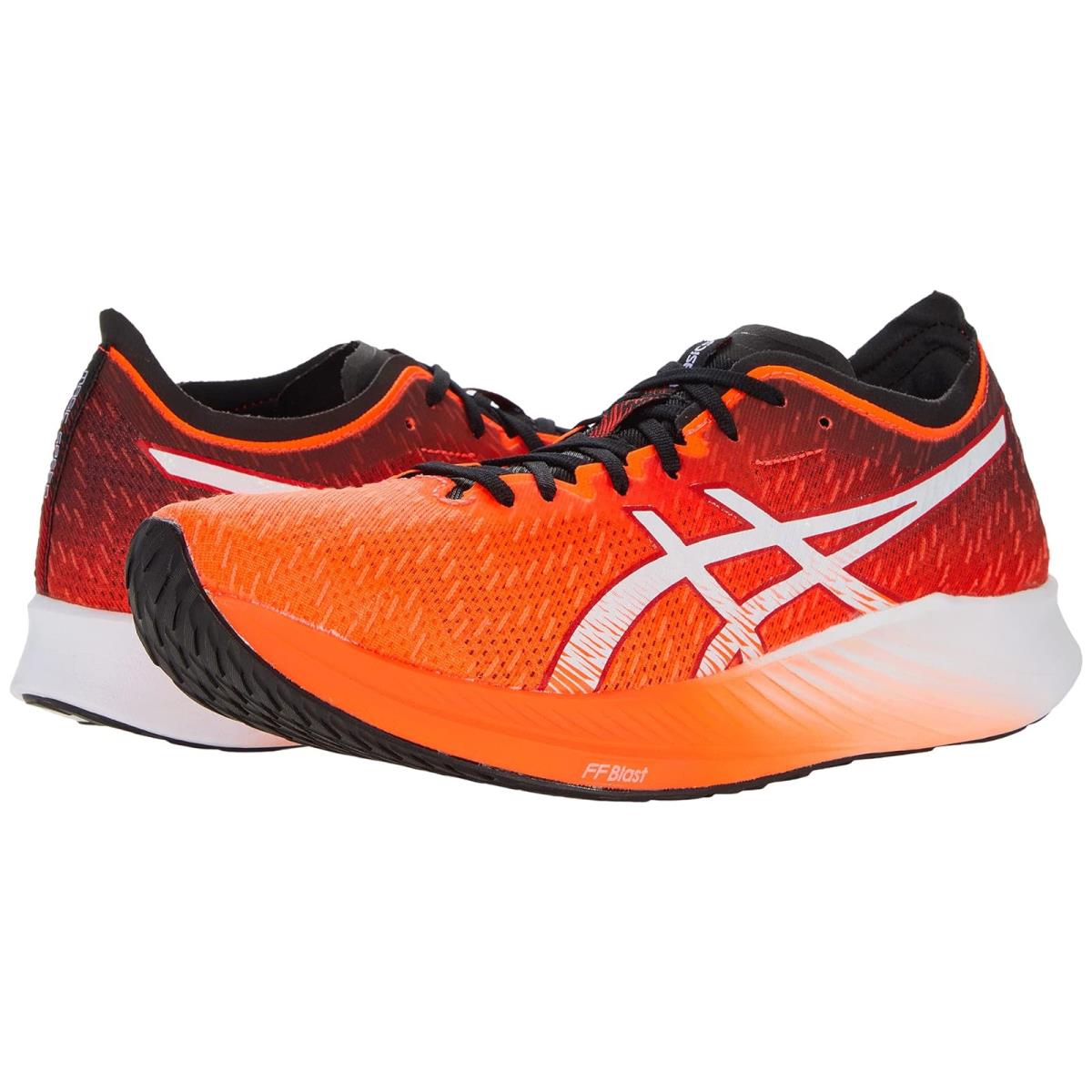 Man`s Sneakers Athletic Shoes Asics Magic Speed Sunrise Red/White