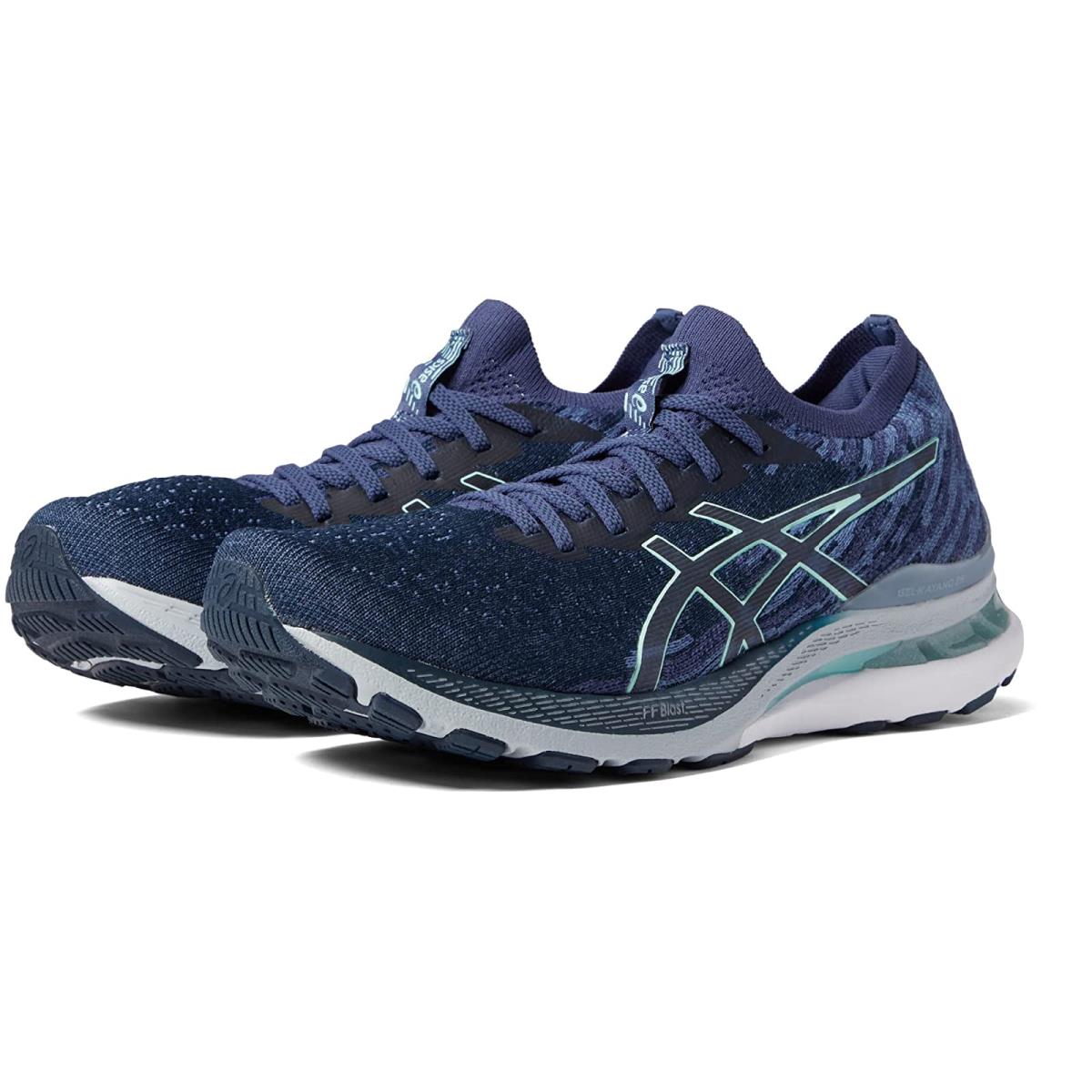 Woman`s Sneakers Athletic Shoes Asics Gel-kayano 28 Knit French Blue/Fresh Ice
