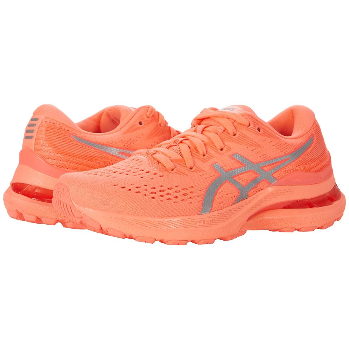 Woman`s Sneakers Athletic Shoes Asics Gel-kayano 28 Lite-show Lite-Show/Sun Coral