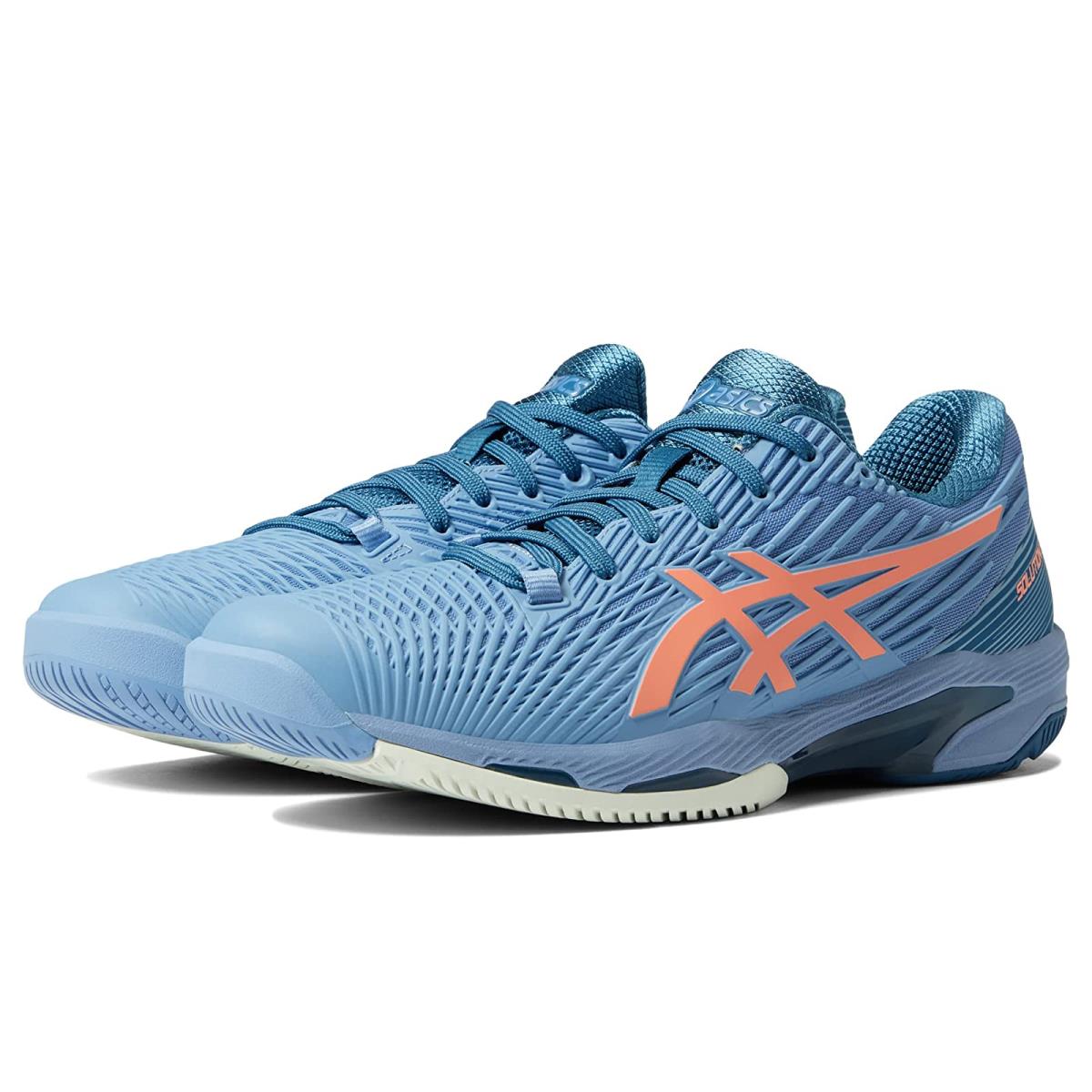 Man`s Sneakers Athletic Shoes Asics Solution Speed FF 2 Blue Harmony/Guava