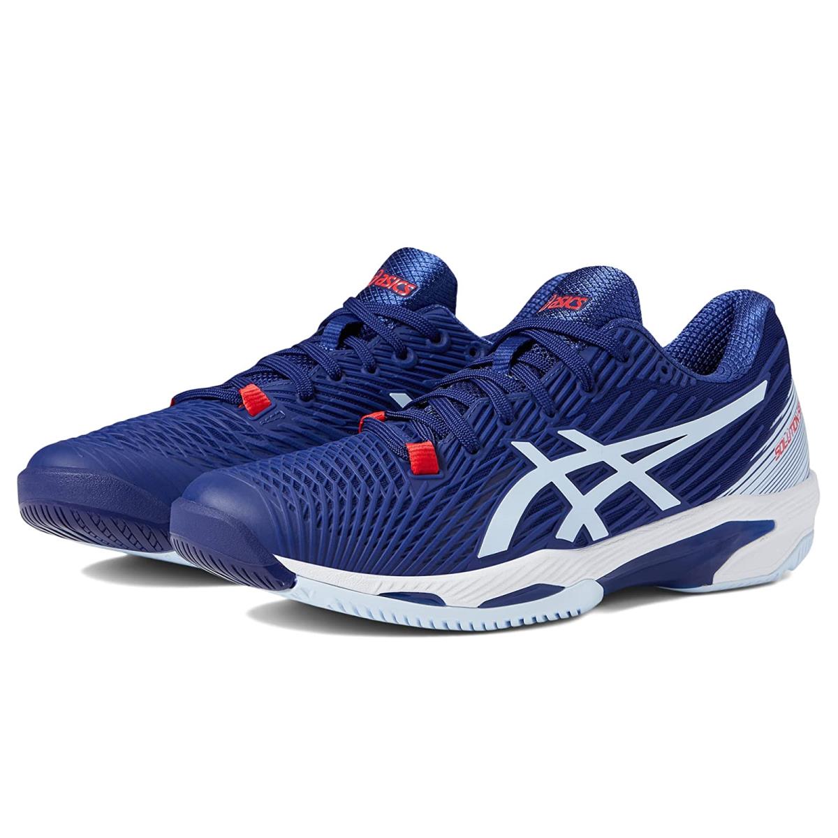 Woman`s Sneakers Athletic Shoes Asics Solution Speed FF 2 Dive Blue/Soft Sky
