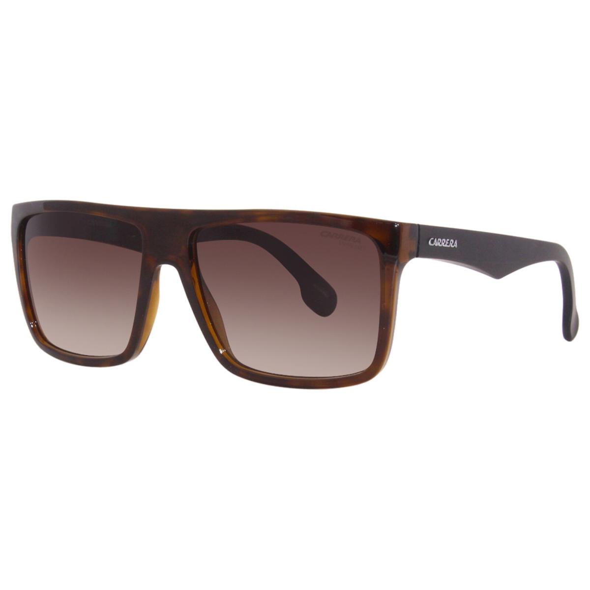 Carrera 5039/S 2OSHA Sunglasses Men`s Havana/matte Black/brown Gradient 58mm - Frame: Brown, Lens: Brown