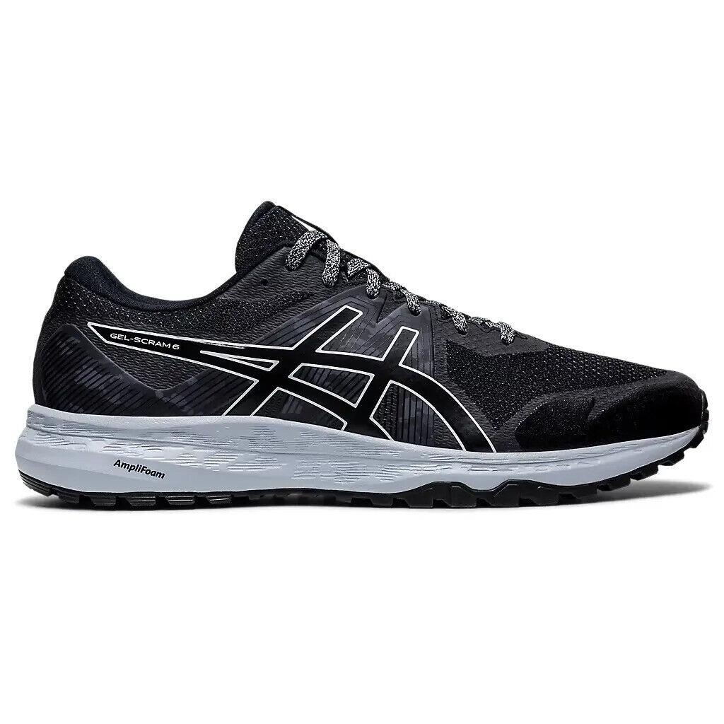 Asics Mens Gel Scram 6 Graphite Grey Black Running Trail Shoes 10 1/2