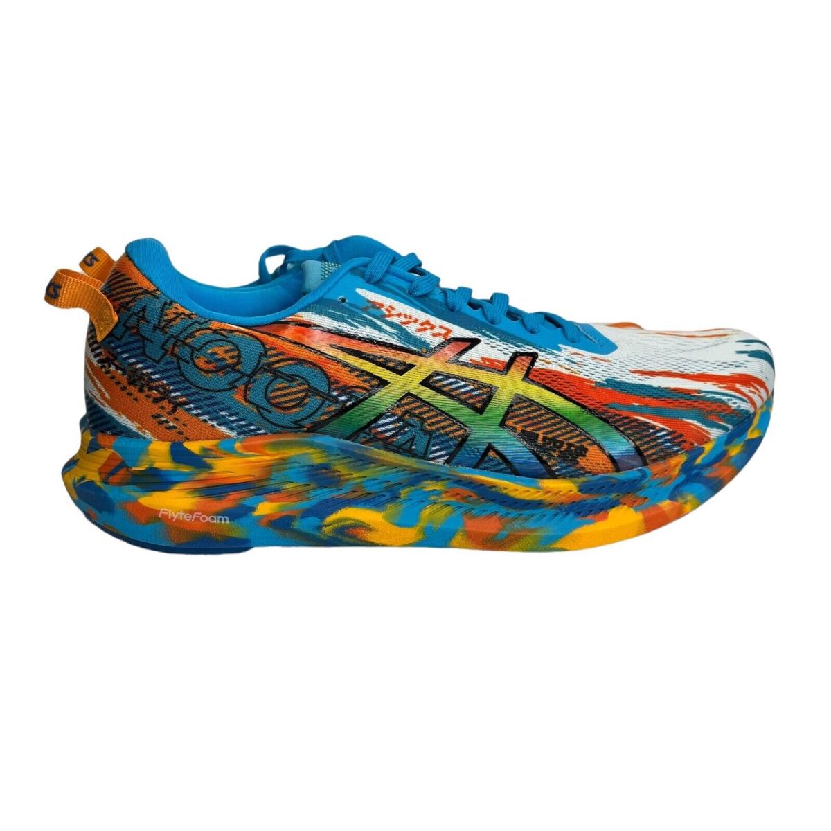 ASICS shoes Tri - Digital Aqua/ Marigold Orange 3