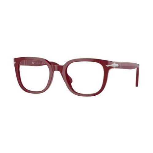 Persol PO3263V 1172 Red Transparent 48 mm Unisex Eyeglasses