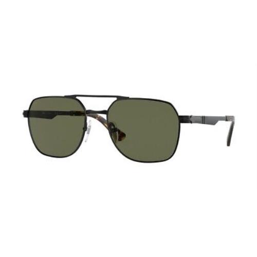 Persol PO1004S 115158 Demigloss Black Green Polarized 55 mm Unisex Sunglasses