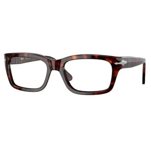 Persol PO3301V 24 Havana Demo Lens 57 mm Unisex Eyeglasses