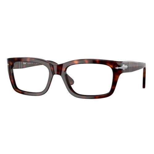 Persol 0PO3301V 24 Havana Rectangle Unisex Eyeglasses