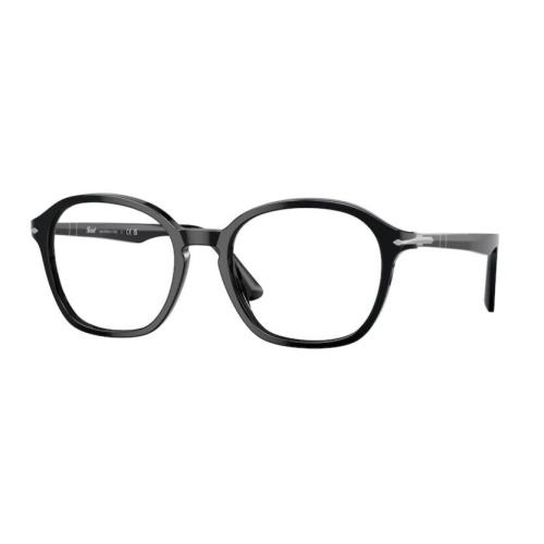 Persol 0PO3296V 95 Black Square Unisex Eyeglasses