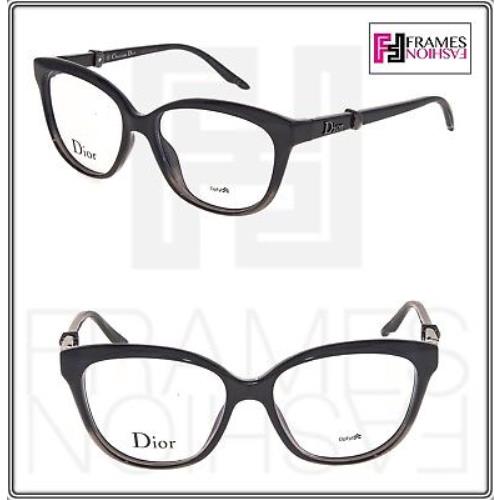 Christian Dior CD3231 Black Grey Gunmetal Stud 51mm Optical Eyeglasses 3231