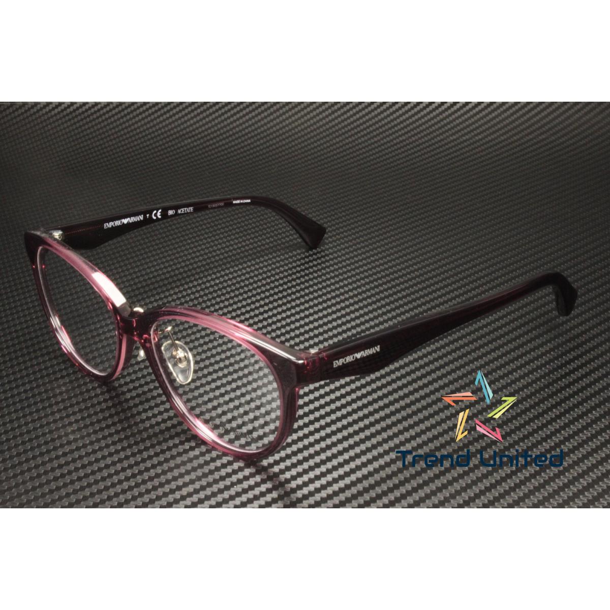 Emporio Armani EA3180F 5897 Violet Demo Lens 53 mm Women`s Eyeglasses