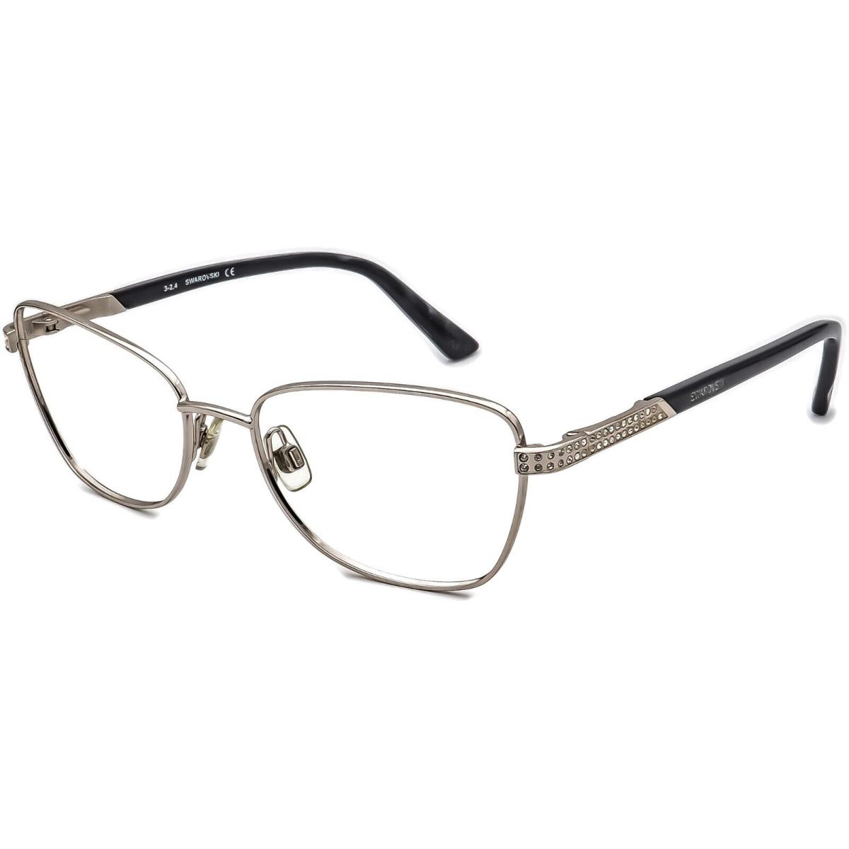 Swarovski eyeglasses Fever - Silver , Silver Frame, Clear Lens