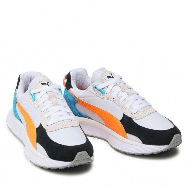 Puma shoes WILD - Puma White-Orange Glow 1