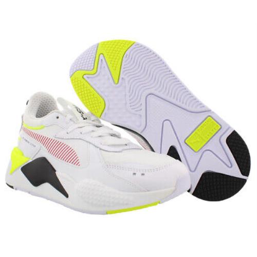 Puma Rs-x Patent Womens Shoes Size 5.5 Color: Puma White/yellow Alert/energy