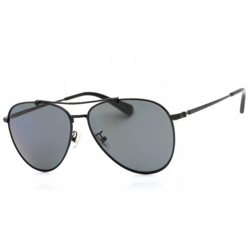 Coach Unisex Sunglasses Aviator Frame Dark Gray Polarized Lens 0HC7136 939381