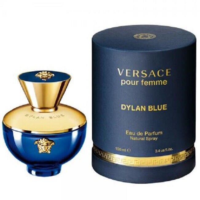 Dylan Blue Versace 3.4 oz / 100 ml Eau de Parfum Edp Women Perfume Spray