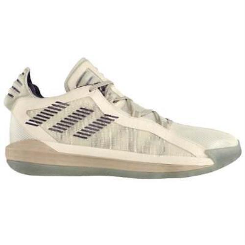 Adidas FU9448 Dame 6 Mens Basketball Sneakers Shoes Casual - White