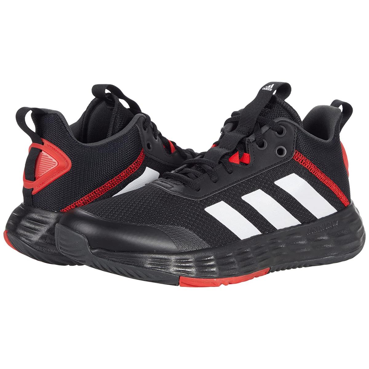 Man`s Sneakers Athletic Shoes Adidas Own The Game 2.0 Basketball Shoes Black/White/Carbon 1